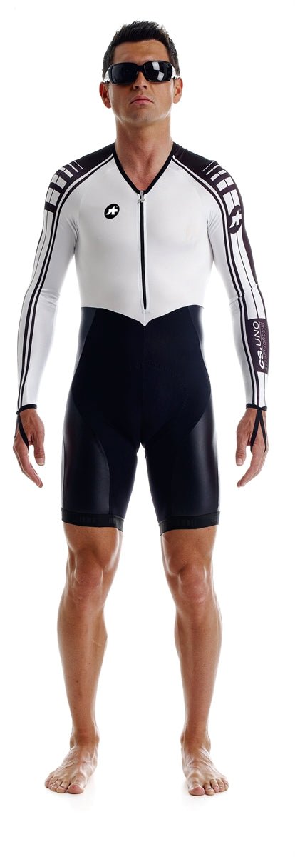 ASSOS Chronosuit cS Uno White-Black – White/Black