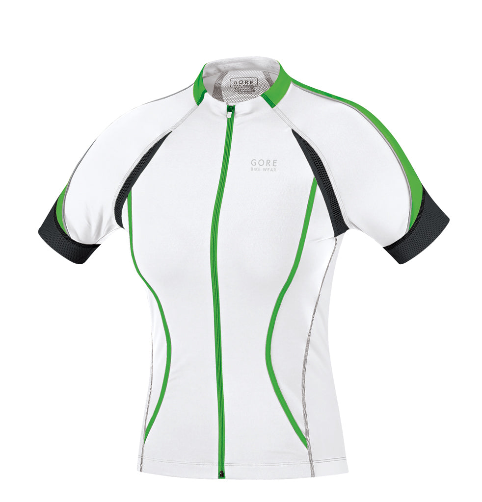 Gore Bike Wear Oxygen FZ Lady Jersey - 2013 – White/Green