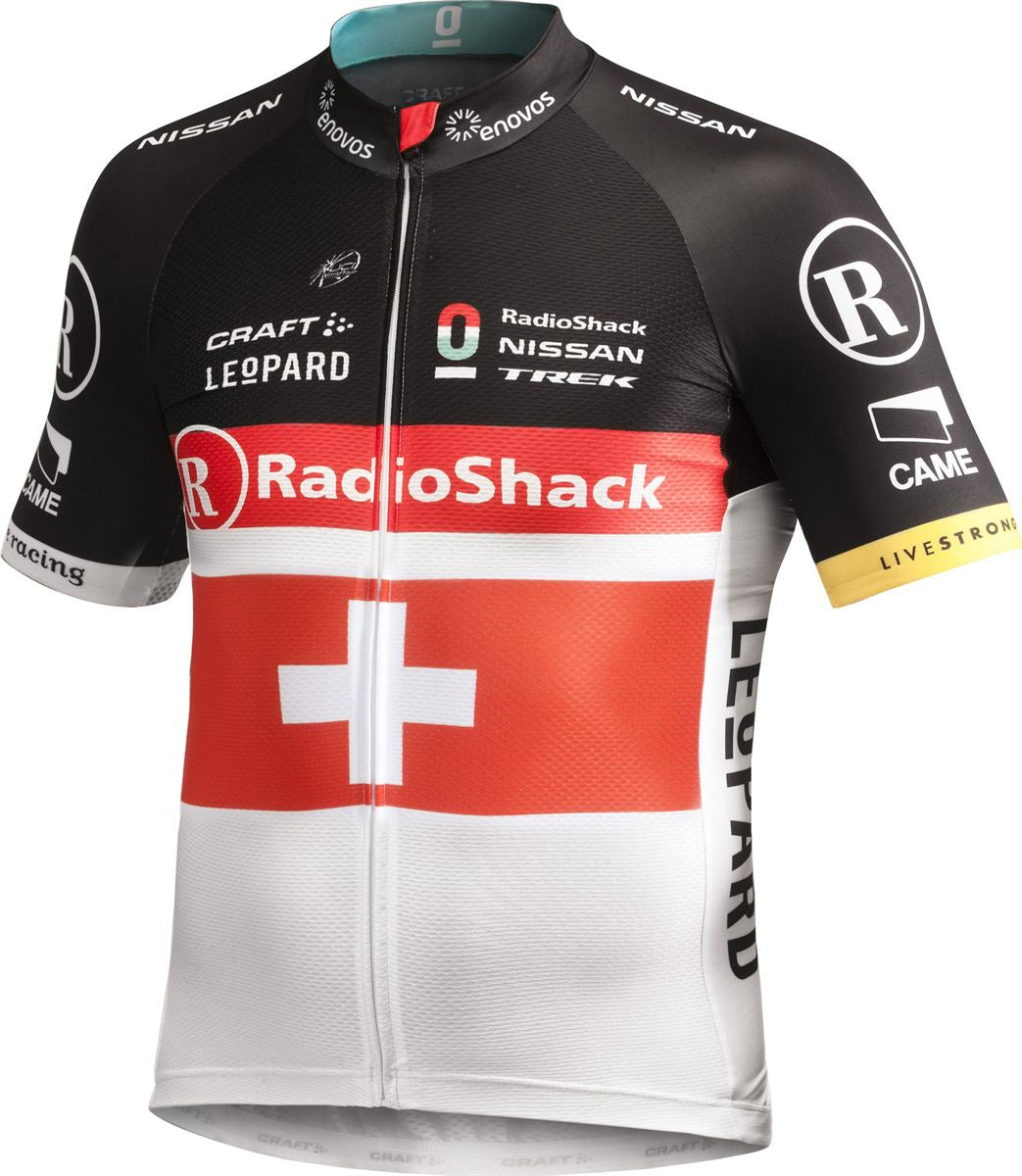 Craft Radioshack Nissan Elite Jersey - Swiss National – White/Black/Red