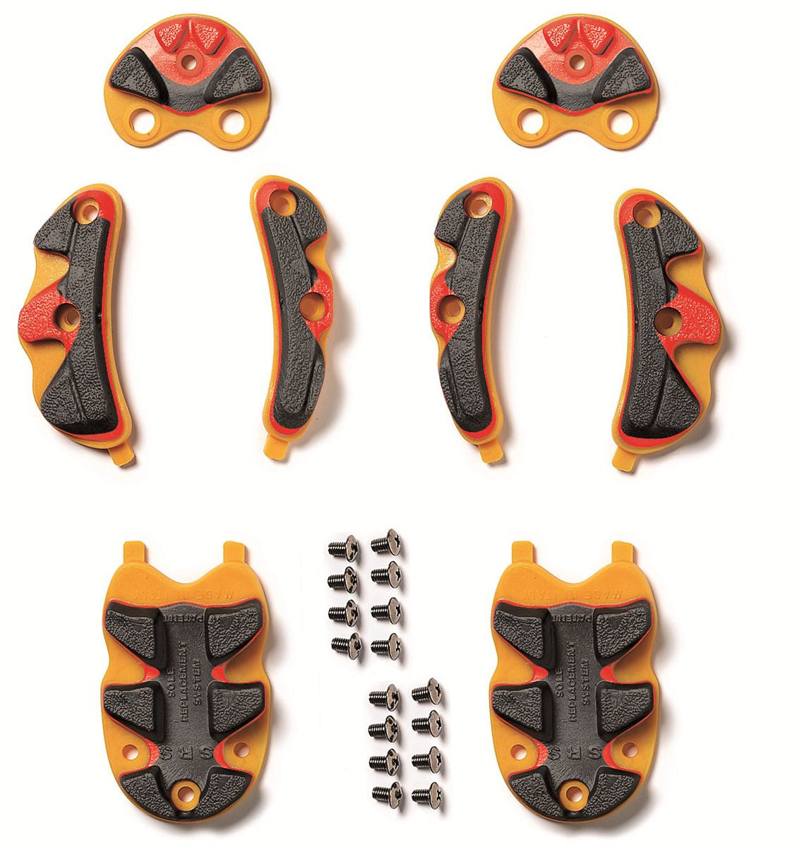 Sidi SRS Black/Yellow/Orange Soles Non-Carbon – Black/Yellow/Red