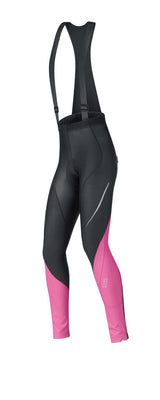 Gore Bike Wear Phantom SO Lady Bibtights – Black/Hot Pink
