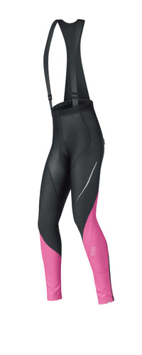 Gore Bike Wear Phantom SO Lady Bibtights – Black/Hot Pink