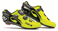 Sidi Wire Vent Cycling Shoe - Black/Yellow Fluo