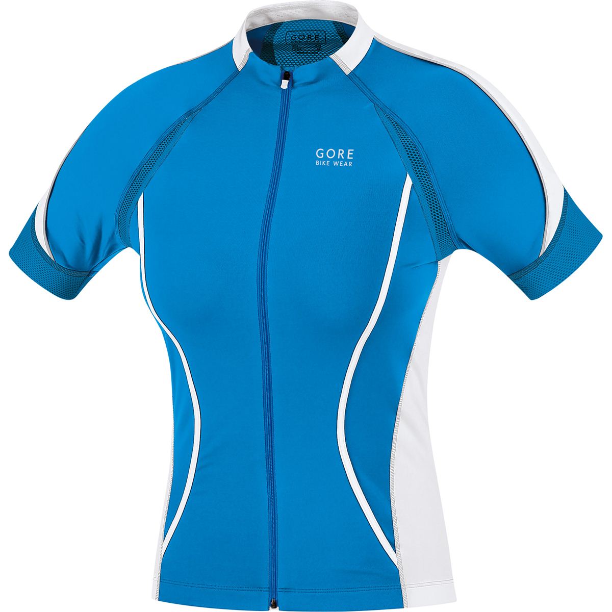 Gore Bike Wear Oxygen FZ Lady Jersey - 2013 – Waterfall Blue/White