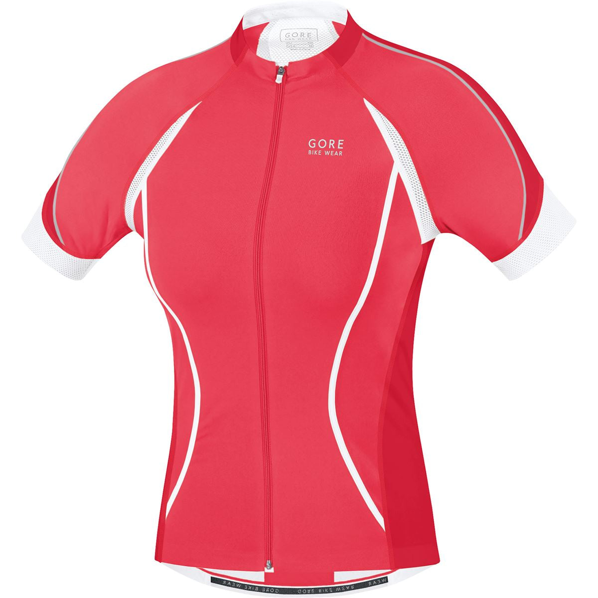 Gore Bike Wear Oxygen FZ Lady Jersey - 2013 – Coral Red/Rich Red