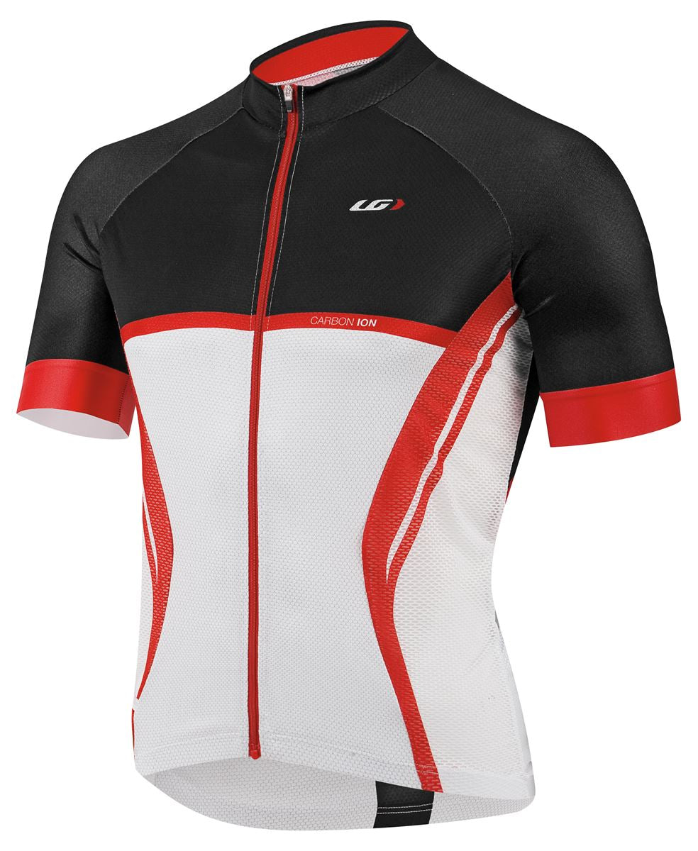 Louis Garneau Elite Carbon Jersey – Wht/Blk/Ginger