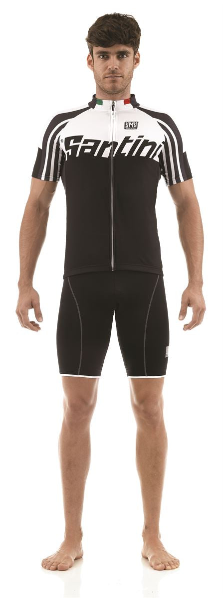 Santini Zest Short Sleeve Jersey – Black