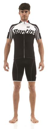 Santini Zest Short Sleeve Jersey – Black