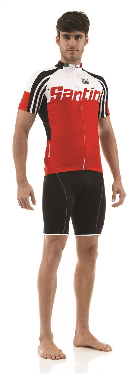 Santini Zest Short Sleeve Jersey – Red
