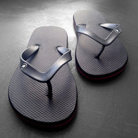 ASSOS Flip flop Black_Ametista – Black - Ametista sole detailing