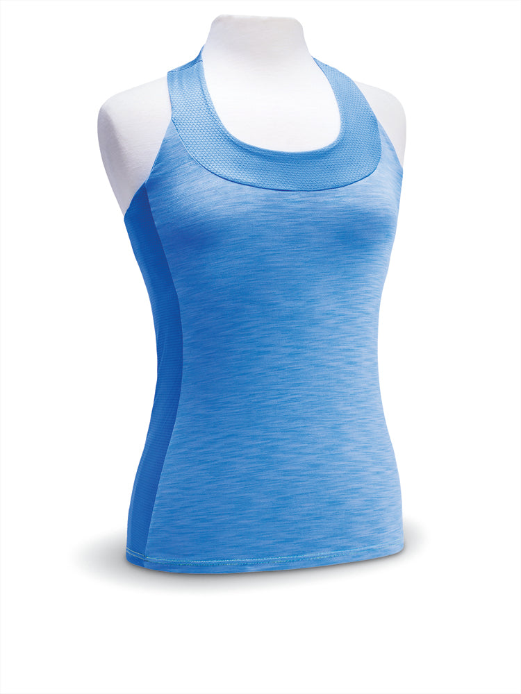 Moxie Cycling T-Back Jersey – Azure Blue