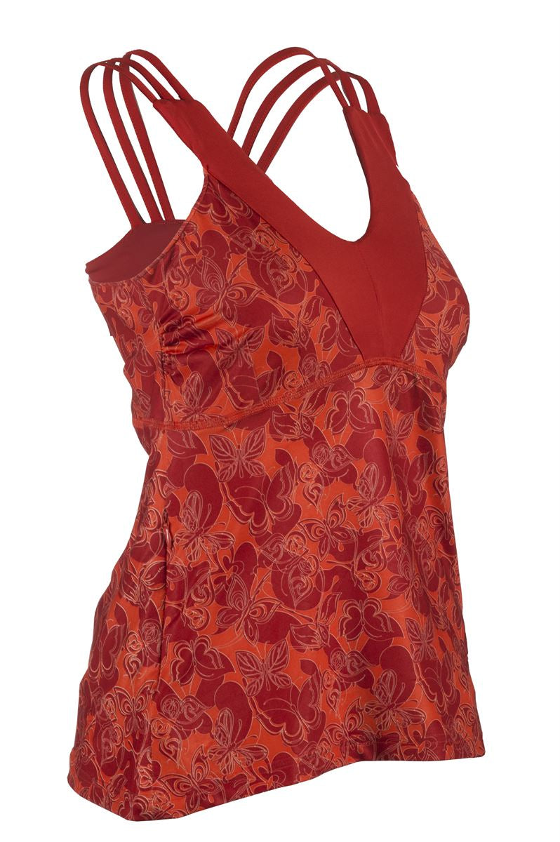 Club Ride Phoenix Women's Top – Red/Orange