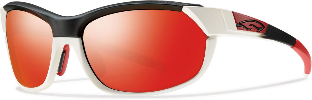 Smith Optics Pivlock Overdrive Sunglasses- Wht/Red