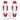 Sidi Drako Carbon SRS Soles - Grey/Red