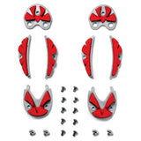 Sidi Drako Carbon SRS Soles - Grey/Red – Grey/Red