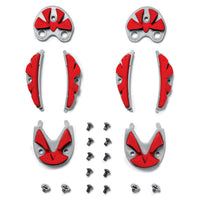 Sidi Drako Carbon SRS Soles - Grey/Red – Grey/Red
