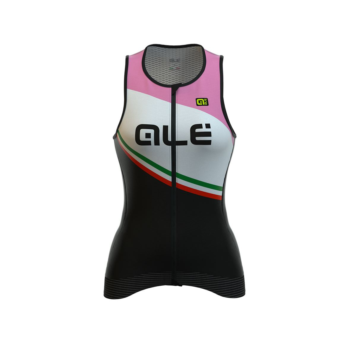 Ale Triathlon Elba Women's Sleeveless Top – Pink Fluo/Blk