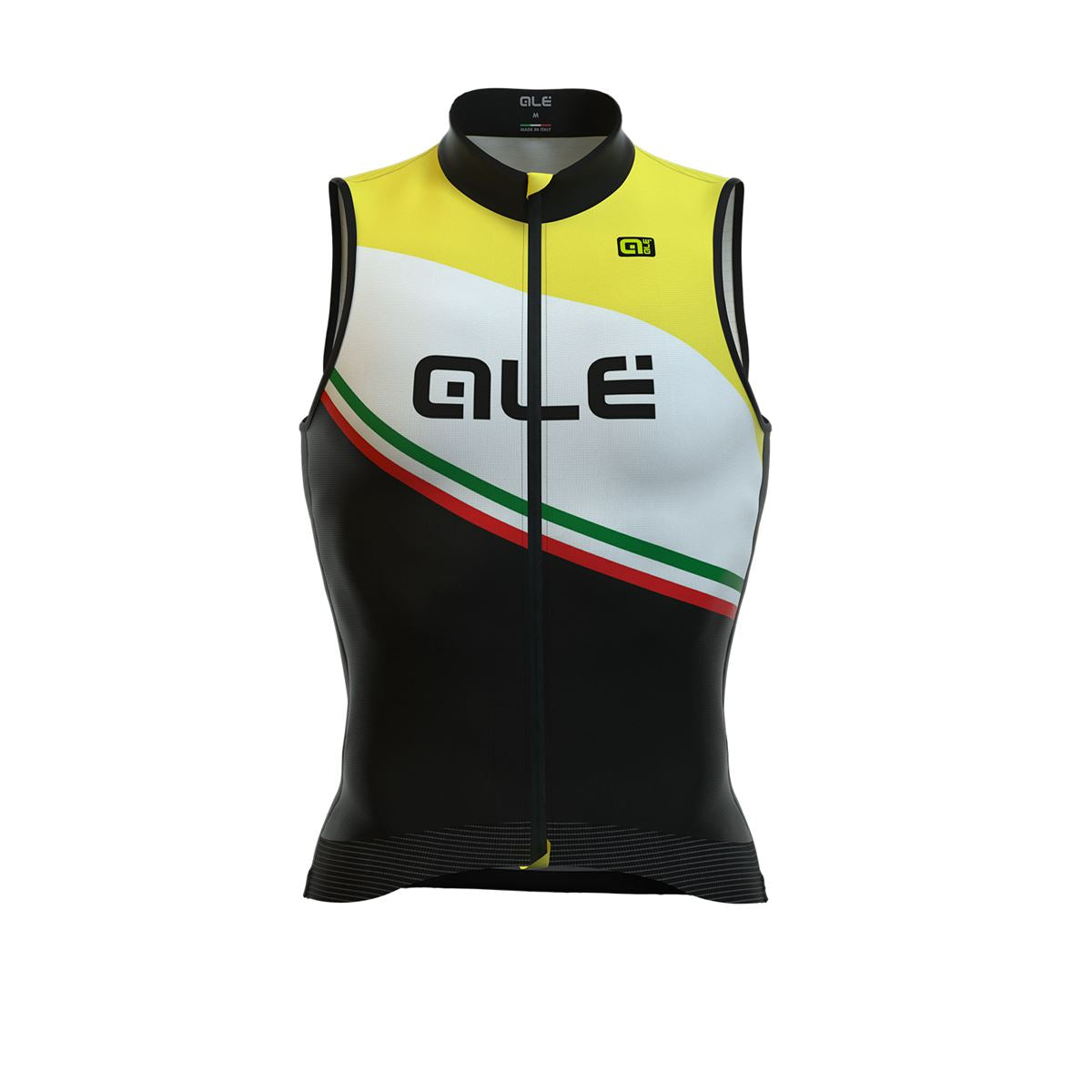 Ale Triathlon Elba Sleeveless Jersey – Yellow Fluo/Blk