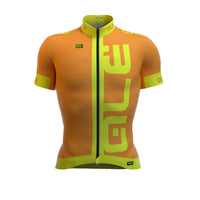 Alé PRR Arcobaleno SS Jersey – Orange/Ylw Fluo