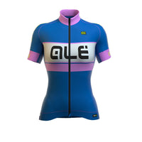 Alé PRR Bermuda Jersey - Women's – Blue/Pink Fluo