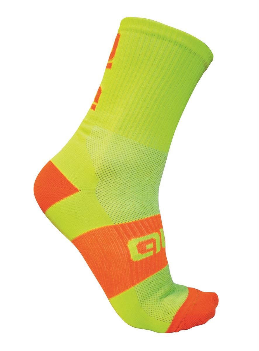 Alé Summer Air Light 10 Socks – Ylw Fluo/Orange Fluo