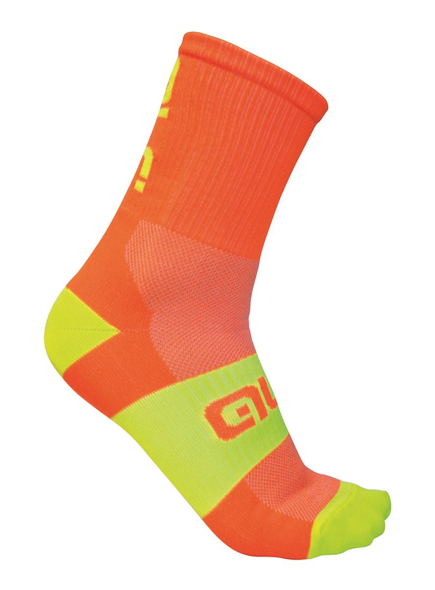 Alé Summer Air Light 10 Socks – Orange Fluo/Ylw Fluo