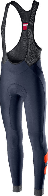 Castelli Velocissimo 4 Bibtight – dark steel blue/orange