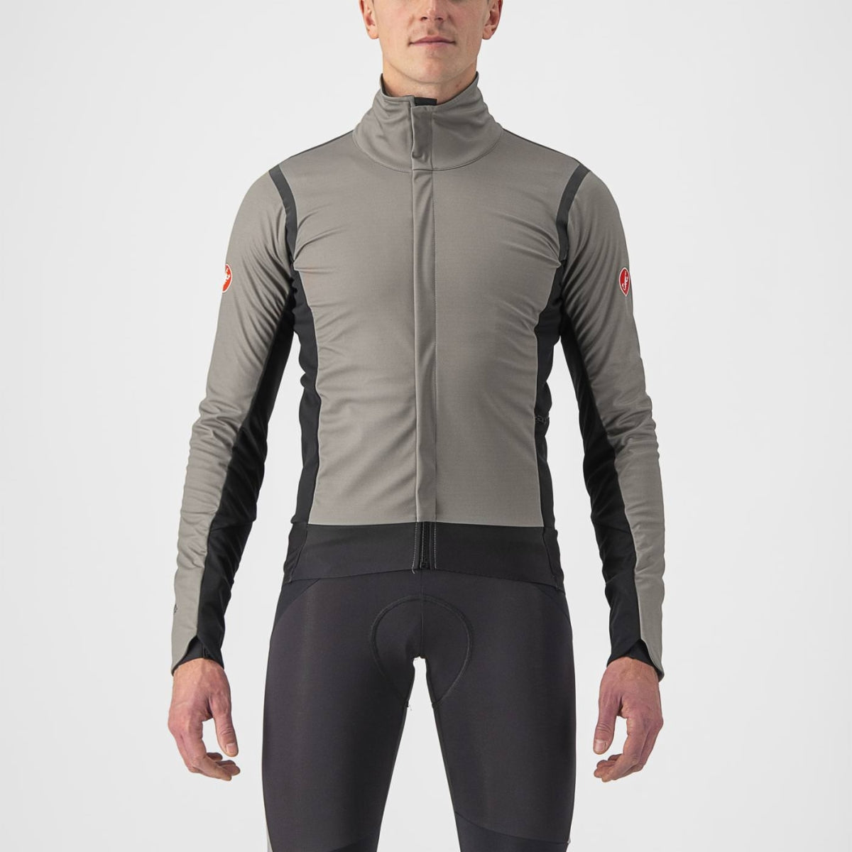 Castelli Alpha RoS 2 Jacket – nickel gray/black reflex -black