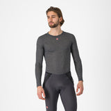 Castelli Medio Base Layer LS – melange gray
