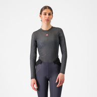 Castelli Medio Base Layer W LS – melange gray