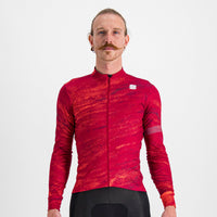 Sportful Cliff Supergiara Thermal Jersey – red rumba pompelmo red wine