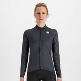 Sportful Checkmate W Thermal Jersey – black galaxy blue pompelmo
