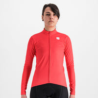 Sportful Checkmate W Thermal Jersey – pompelmo raspberry cedar