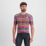 Sportful Glitch Bomber Jersey – multicolor pink