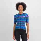 Sportful Glitch W Bomber Jersey – multicolor blue