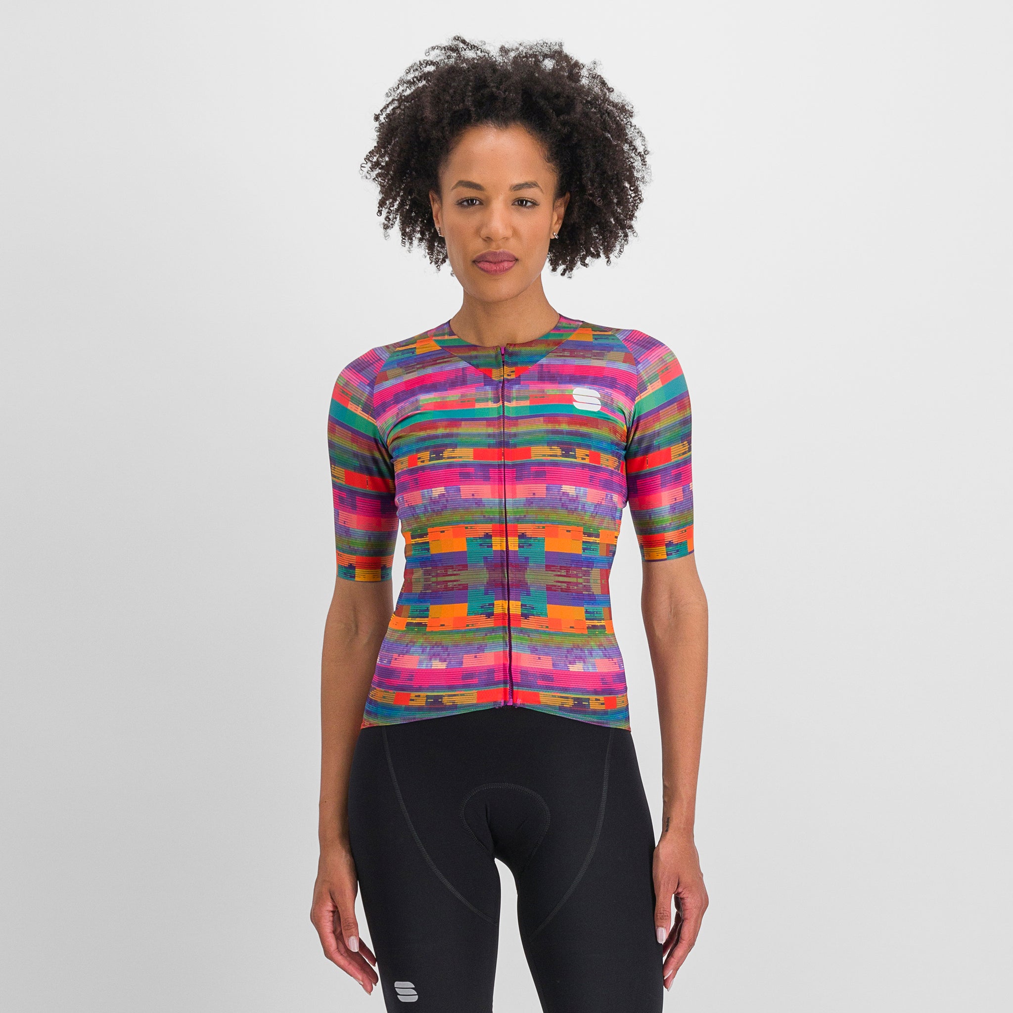 Sportful Glitch W Bomber Jersey – multicolor pink