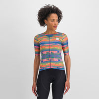 Sportful Glitch W Bomber Jersey – multicolor papaya