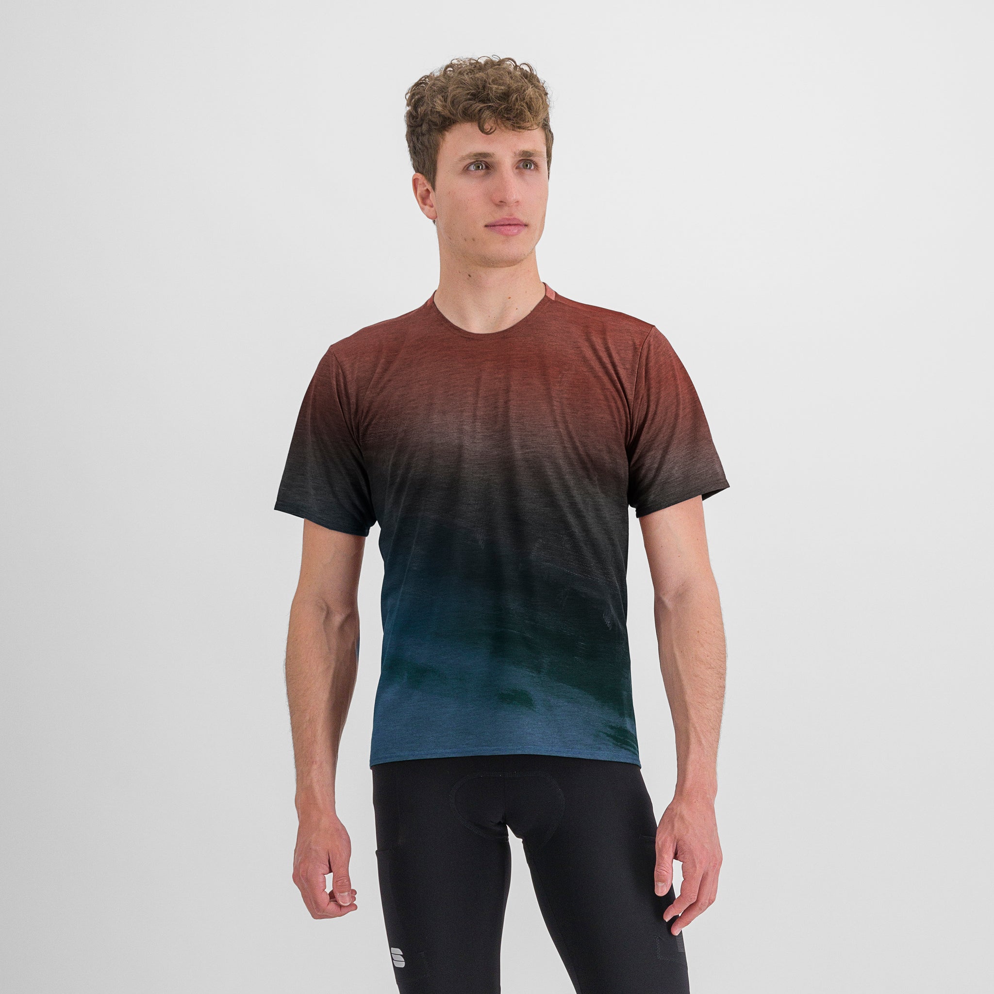 Sportful Flow Giara Tee – berry blue/cayenna red