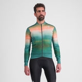Sportful Flow Supergiara Thermal Jersey – shrub green corallo
