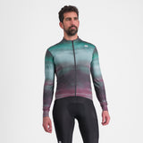 Sportful Flow Supergiara Thermal Jersey – huckleberry shrub green