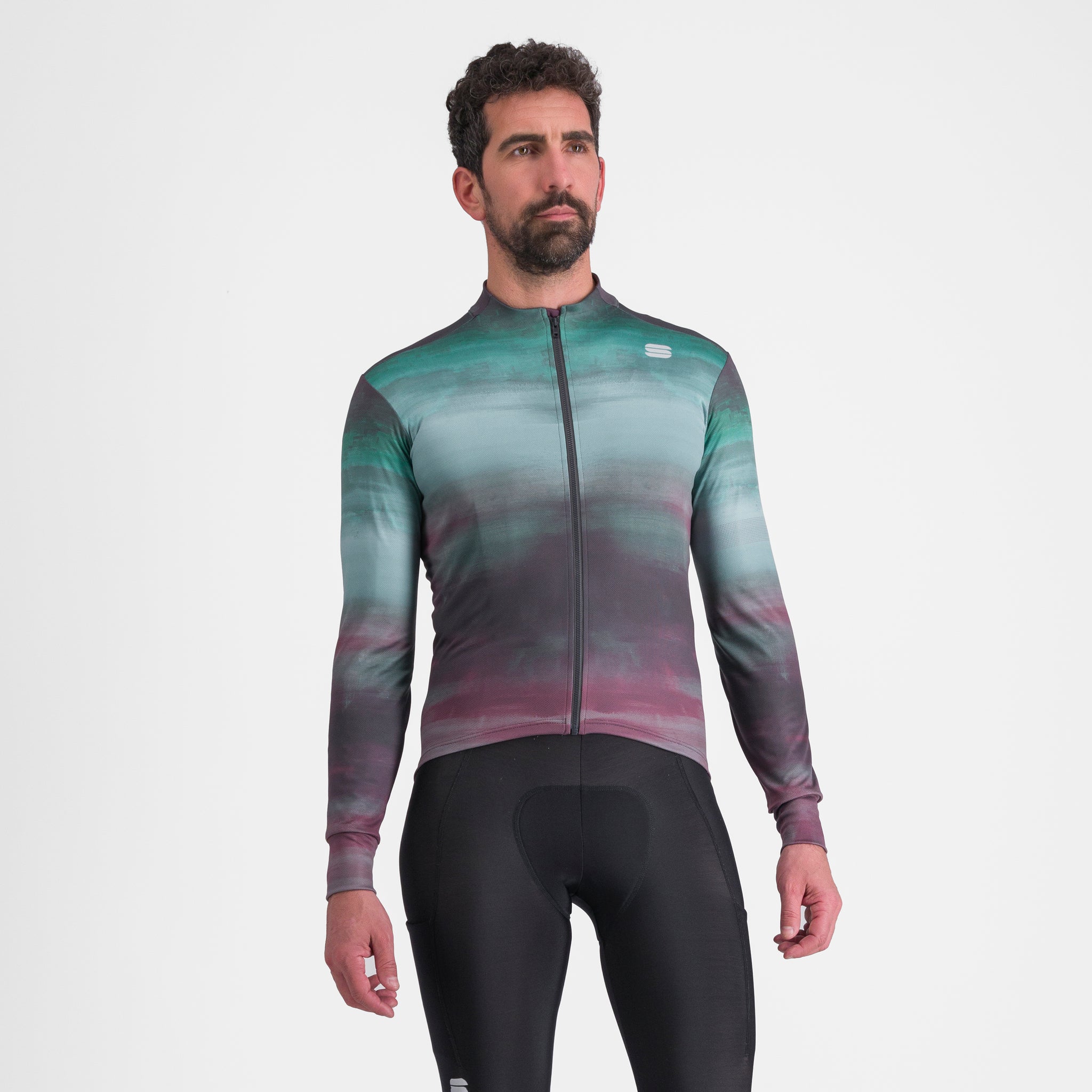 Sportful Flow Supergiara Thermal Jersey – huckleberry shrub green