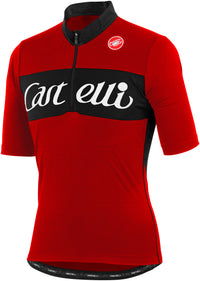 Castelli Gino Wool Short Sleeve Jersey – Red