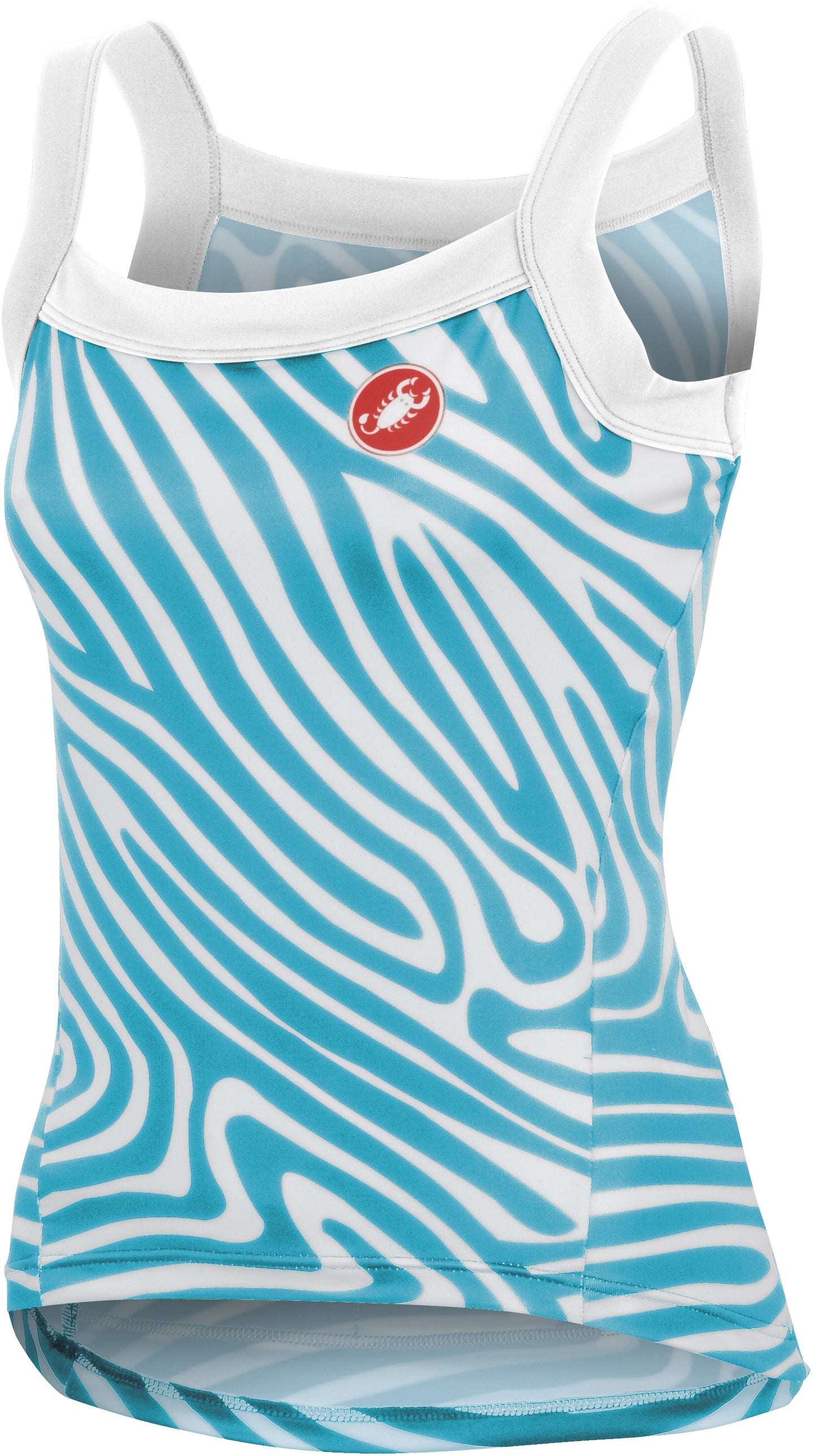 Castelli Ottico Top – Aqua/White