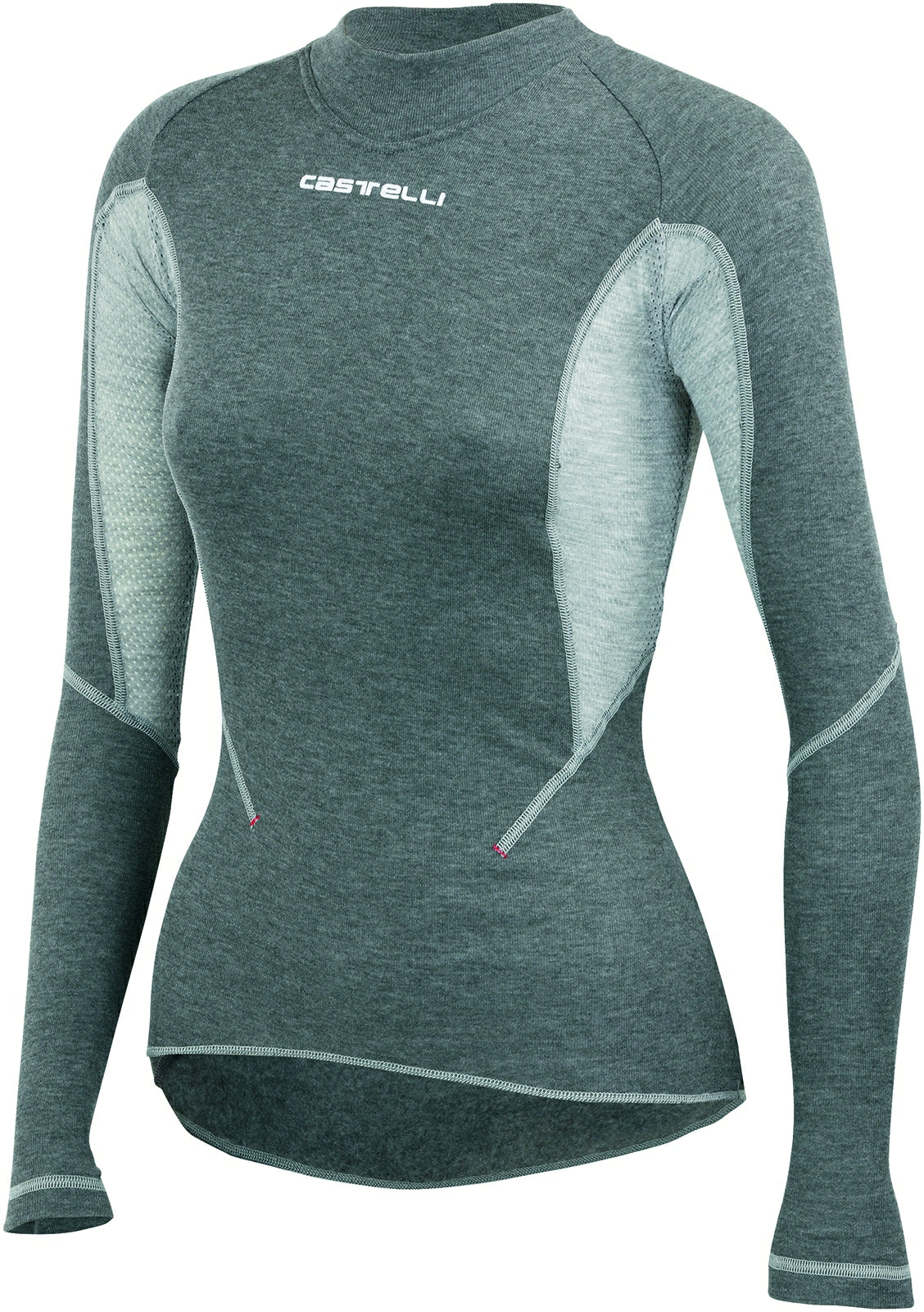 Castelli Flandria Warm LS Base Layer  - Women's – Grey