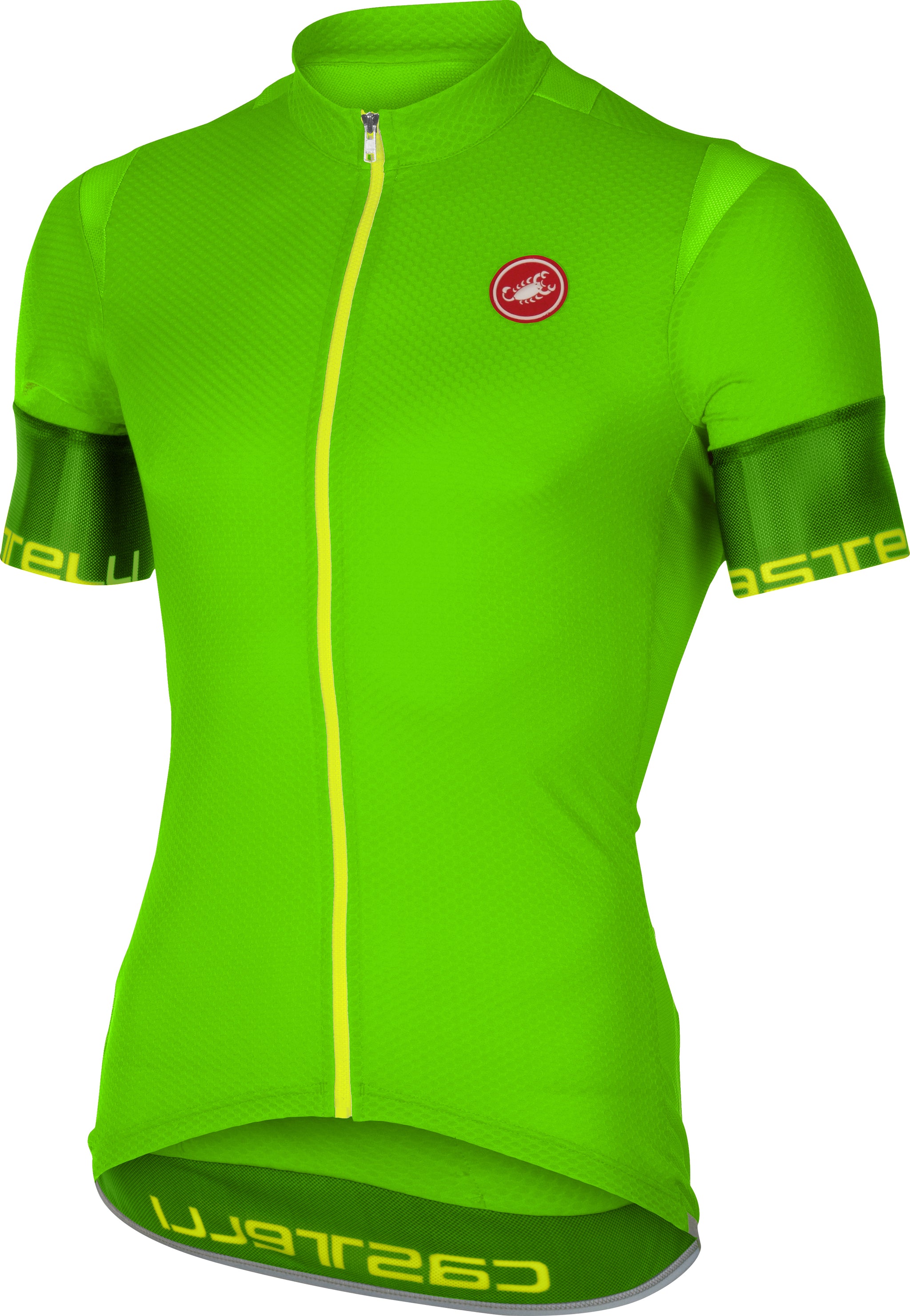 Castelli Entrata 2 Jersey FZ – pro green