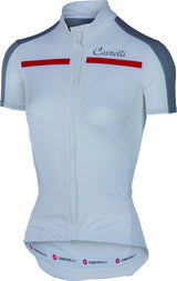 Castelli Ispirata Jersey FZ - Women's – White/Gray