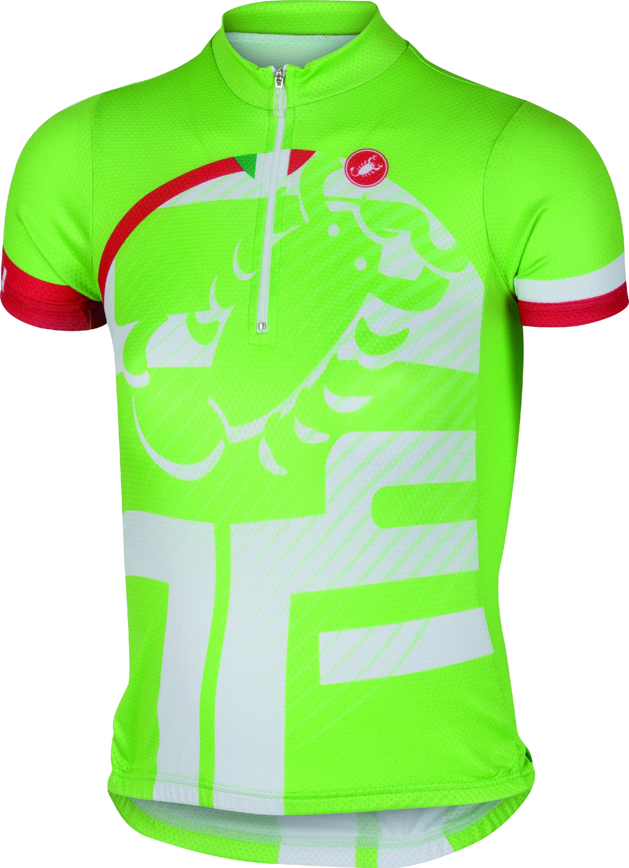 Castelli Veleno Kid Jersey – Lt. Green