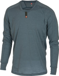 Castelli Procaccini Wool LS Base Layer – Blue-Gray
