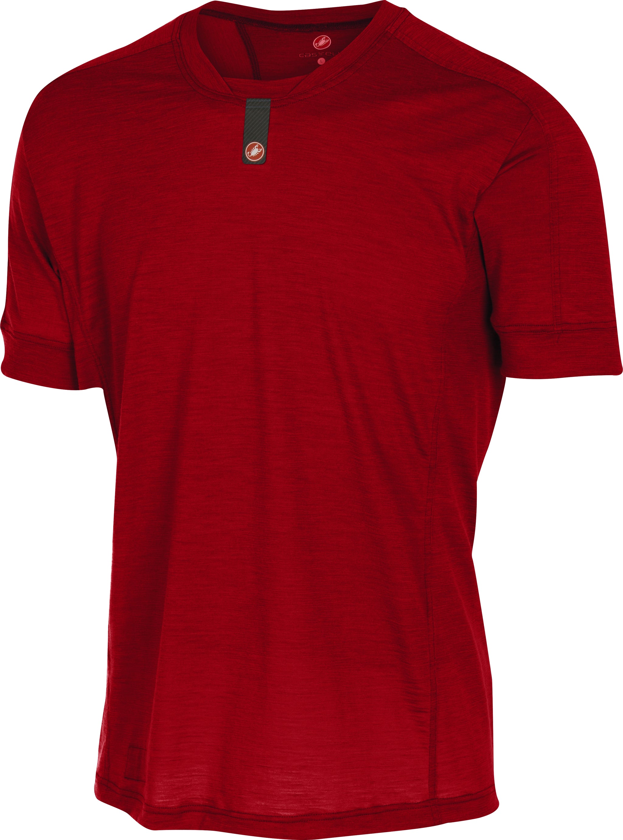 Castelli Procaccini Wool SS Base Layer – Red