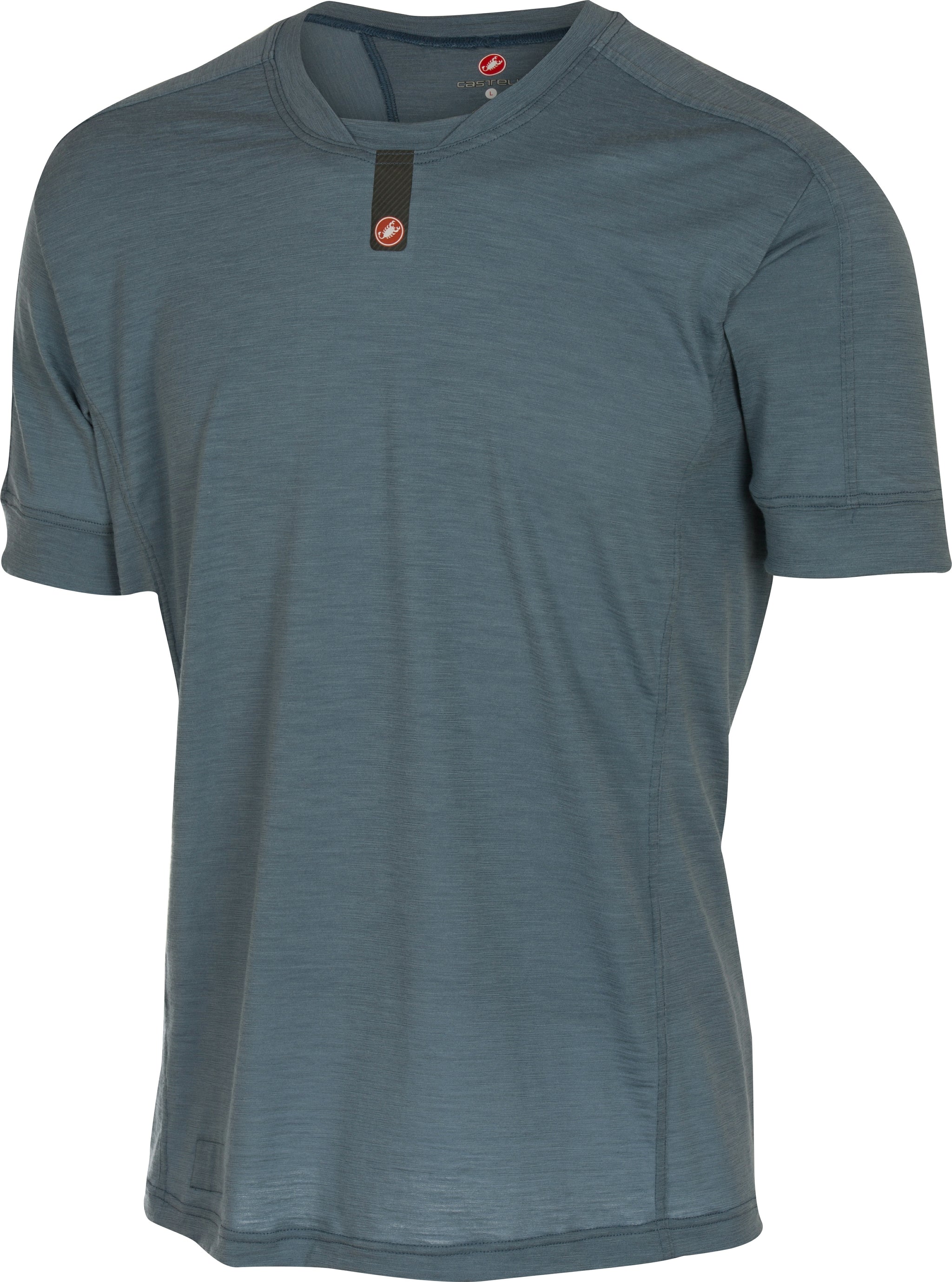 Castelli Procaccini Wool SS Base Layer – Blue-Gray